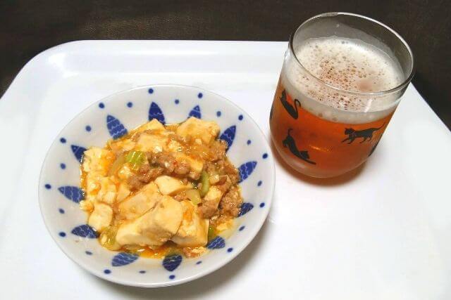 「少ない素材でおいしい！ 楽うまごはん」の麻婆豆腐